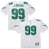 Jerome Brown Philadelphia Eagles 1991 Authentic Throwback Retired Player Jersey White - Mitchell & Ness
