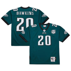 Brian Dawkins Philadelphia Eagles 2007 Authentic Throwback Retired Player Jersey Green - Mitchell & Ness