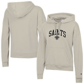 New Orleans Saints Champion Women's Powerblend Hoodie Natural - NFL