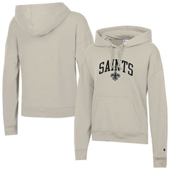 New Orleans Saints Champion Women's Powerblend Hoodie Natural - NFL
