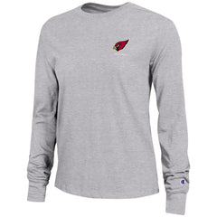 Arizona Cardinals Champion Women's Core Long-Sleeve T-Shirt Heather Gray - NFL