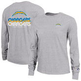 Los Angeles Chargers Champion Women's Core Long-Sleeve T-Shirt Heather Gray - NFL