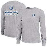 Indianapolis Colts Champion Women's Core Long-Sleeve T-Shirt Heather Gray - NFL