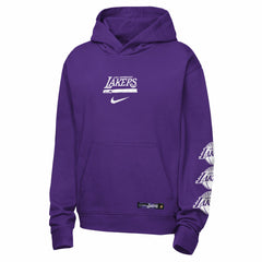 Nike - Los Angeles Lakers Youth Courtside Club Premiere Hoodie - Purple