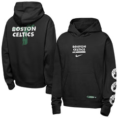 Nike - Boston Celtics Youth Courtside Club Premiere Hoodie - Black