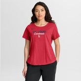 St. Louis Cardinals Nike Women's Arched Tri-Blend T-Shirt for sale