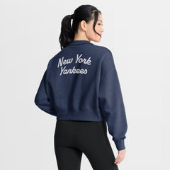 New York Yankees Nike Women's Primetime Phoenix Fleece Half-Zip Sweatshirt Sale