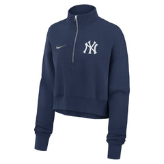 New York Yankees Nike Women's Primetime Phoenix Fleece Half-Zip Sweatshirt Sale