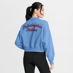 Philadelphia Phillies Nike Women's Primetime Phoenix Fleece Half-Zip Sweatshirt Sale