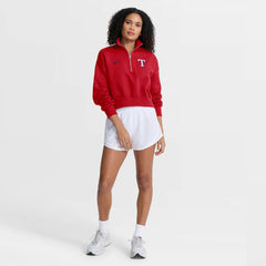 Texas Rangers Nike Women's Primetime Phoenix Fleece Half-Zip Sweatshirt Online