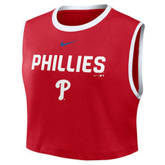 Philadelphia Phillies Nike Women's Primetime Loose Dri-FIT Cropped Tank Top discount
