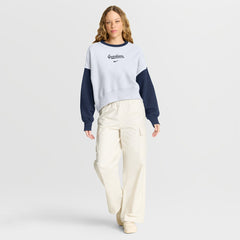 Cleveland Guardians Nike Women's Oversized High Hip Fleece Sweatshirt On Sale