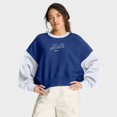 New York Mets Nike Women's Oversized High Hip Fleece Sweatshirt Near Me