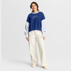New York Mets Nike Women's Oversized High Hip Fleece Sweatshirt Near Me
