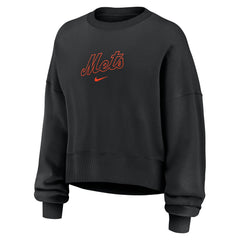 New York Mets Nike Women's Oversized Primetime Sweatshirt Lifestyle