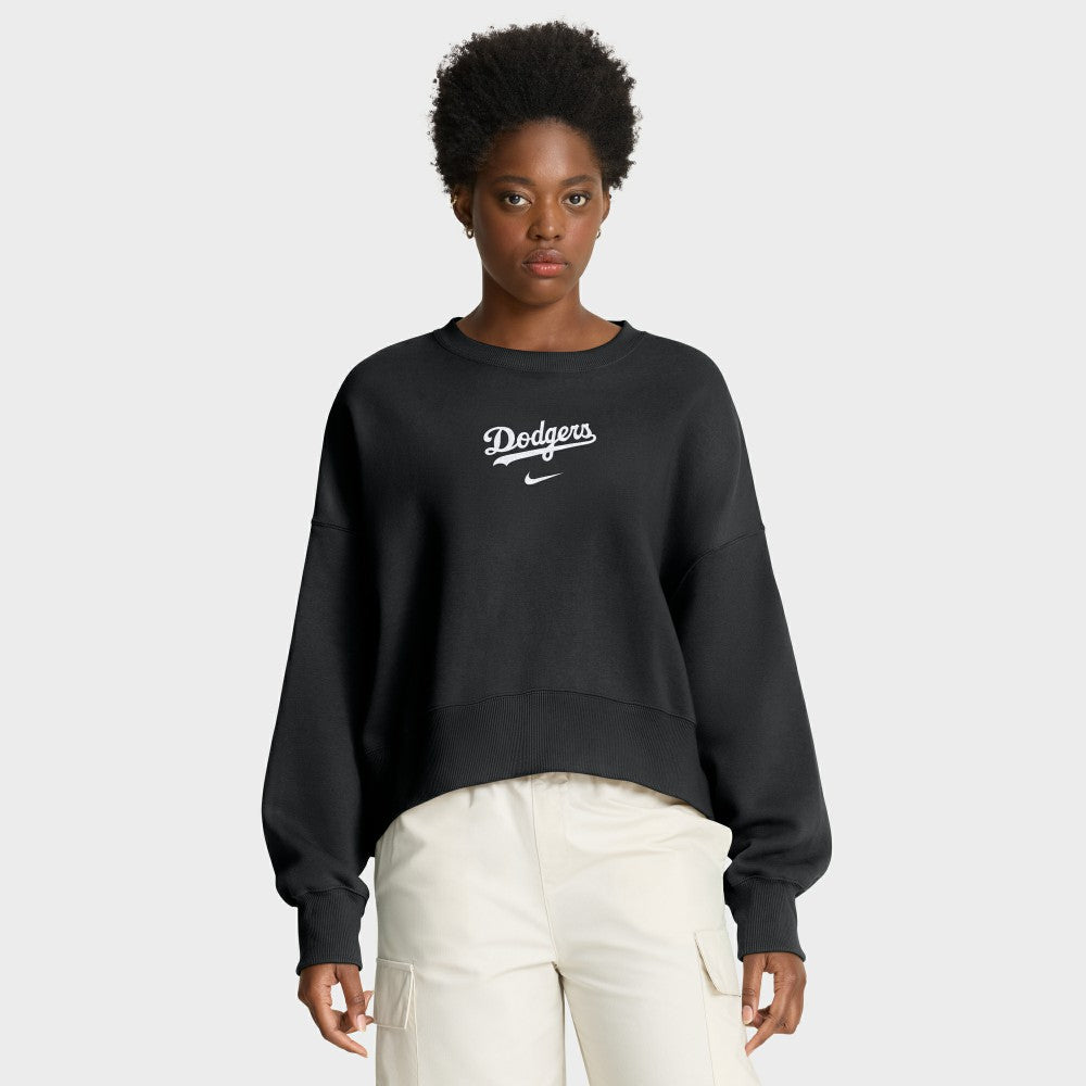 Los Angeles Dodgers Nike Women's Oversized Primetime Sweatshirt On Sale