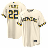Christian Yelich Milwaukee Brewers Nike Home Replica Jersey Clearance