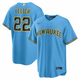 Christian Yelich Milwaukee Brewers Nike Road Replica Jersey On Sale