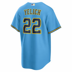 Christian Yelich Milwaukee Brewers Nike Road Replica Jersey On Sale