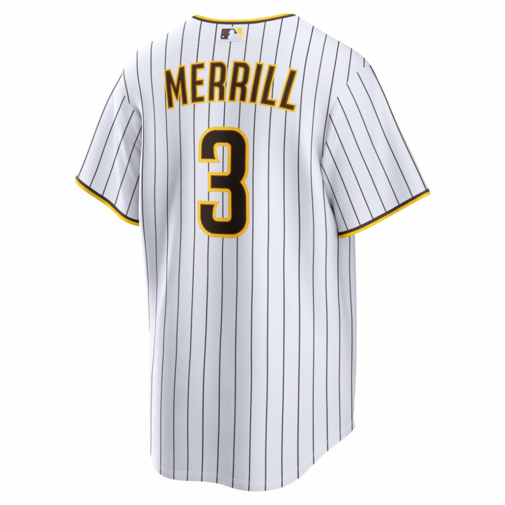 Jackson Merrill San Diego Padres Nike Home Replica Player Jersey - White | MLB Jerseys