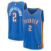 Fanatics - Shai Gilgeous-Alexander Oklahoma City Thunder Fast Break Replica Player Jersey - Icon Edition - Blue