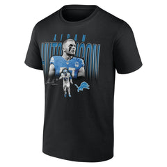 Aidan Hutchinson Detroit Lions Humble Shadow Player T-Shirt Black - NFL