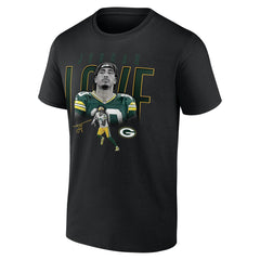 Jordan Love Green Bay Packers Humble Shadow Player T-Shirt Black - NFL