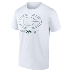 Jordan Love Green Bay Packers Tonal Name & Number T-Shirt White - NFL