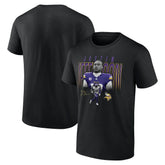 Justin Jefferson Minnesota Vikings Humble Shadow Player T-Shirt Black - NFL