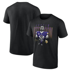 Justin Jefferson Minnesota Vikings Humble Shadow Player T-Shirt Black - NFL