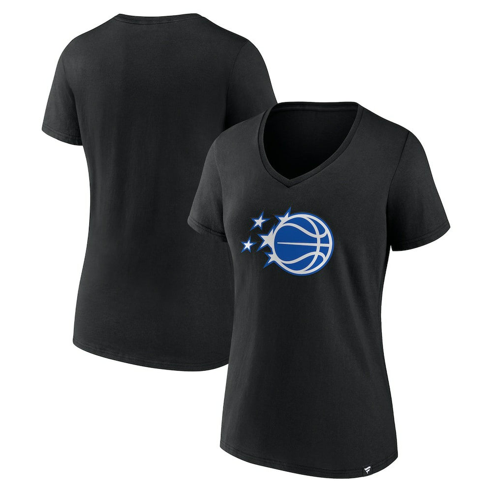 NBA - Orlando Magic Women's Essential V-Neck T-Shirt - Black