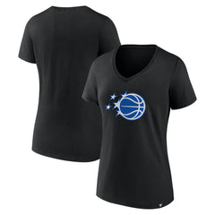 NBA - Orlando Magic Women's Essential V-Neck T-Shirt - Black