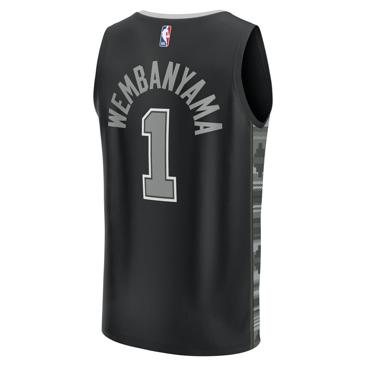 Victor Wembanyama San Antonio Spurs Fast Break Replica Player Jersey - Statement Edition - Black | NBA Jerseys
