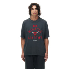 NBA - Chicago Bulls Unisex Miracle Academy x NBA Collection Vintage Boxy T-shirt - Heather Black