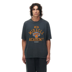 NBA - New York Knicks Unisex Miracle Academy x NBA Collection Vintage Boxy T-shirt - Heather Black