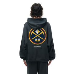 NBA - Denver Nuggets Unisex Miracle Academy x NBA Collection Vintage Sunfade Hoodie - Heather Black