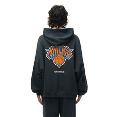 NBA - New York Knicks Unisex Miracle Academy x NBA Collection Vintage Sunfade Hoodie - Heather Black
