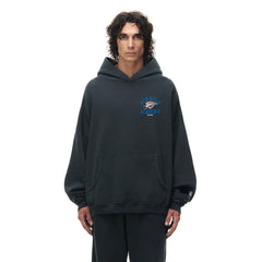 NBA - Oklahoma City Thunder Unisex Miracle Academy x NBA Collection Vintage Sunfade Hoodie - Heather Black