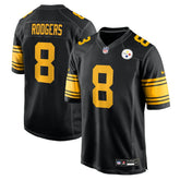 Aaron Rodgers Pittsburgh Steelers Alternate Game Jersey Black - Nike