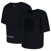 NBA - Golden State Warriors Protege Eco-Poly Interlock Fashion Tonal T-Shirt - Black