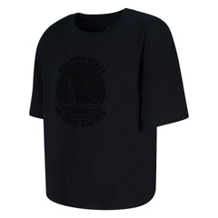 NBA - Golden State Warriors Protege Eco-Poly Interlock Fashion Tonal T-Shirt - Black