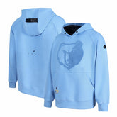 NBA - Memphis Grizzlies Protege Eco-Poly Interlock Fashion Tonal Hoodie - Light Blue