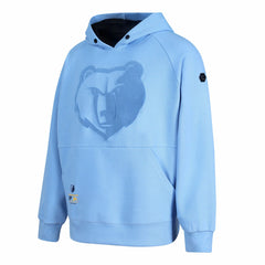 NBA - Memphis Grizzlies Protege Eco-Poly Interlock Fashion Tonal Hoodie - Light Blue