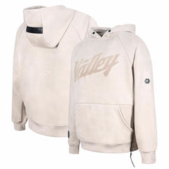 NBA - Phoenix Suns Protege Eco-Friendly Functional Suede Fashion Tonal Hoodie - Cream