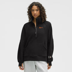 Philadelphia Flyers - lululemon Women's Long Scuba Oversized Half-Zip Funnel Neck Black