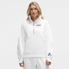 Colorado Avalanche - lululemon Women's Long Scuba Oversized Half-Zip Funnel Neck White