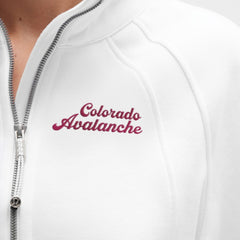 Colorado Avalanche - lululemon Women's Long Scuba Oversized Half-Zip Funnel Neck White