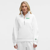 Dallas Stars - lululemon Women's Long Scuba Oversized Half-Zip Funnel Neck White
