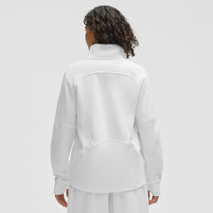Minnesota Wild - lululemon Women's Long Scuba Oversized Half-Zip Funnel Neck White