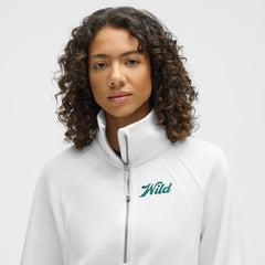 Minnesota Wild - lululemon Women's Long Scuba Oversized Half-Zip Funnel Neck White